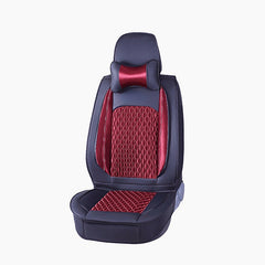 5D Breathable PU Leather Car Seat Cover Set - Full Surround Universal Seat Protector