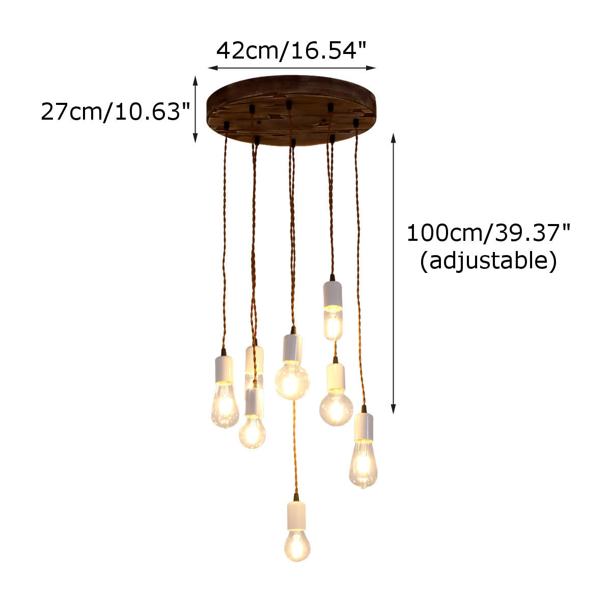 Modern Pendant Light Chandelier - Ceiling Lamp for Bar, Home, Kitchen Decor Fixture