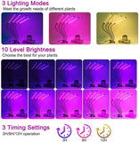 DC 5V 9W-36W 80 LED Grow Light with Timer, Desktop Clip, Full Spectrum PhytoLamps for Plants and Flowers Grow Box