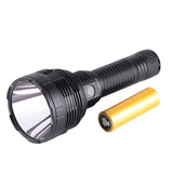 Super Bright LED Flashlight: 26800 Battery, 26980 Expansion Tube, Type-C Rechargeable, Long Range Searchlight