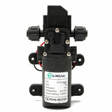 130PSI 6L/Min High Pressure Diaphragm Water Pump - Self-Priming for Caravan, Camping, Boat