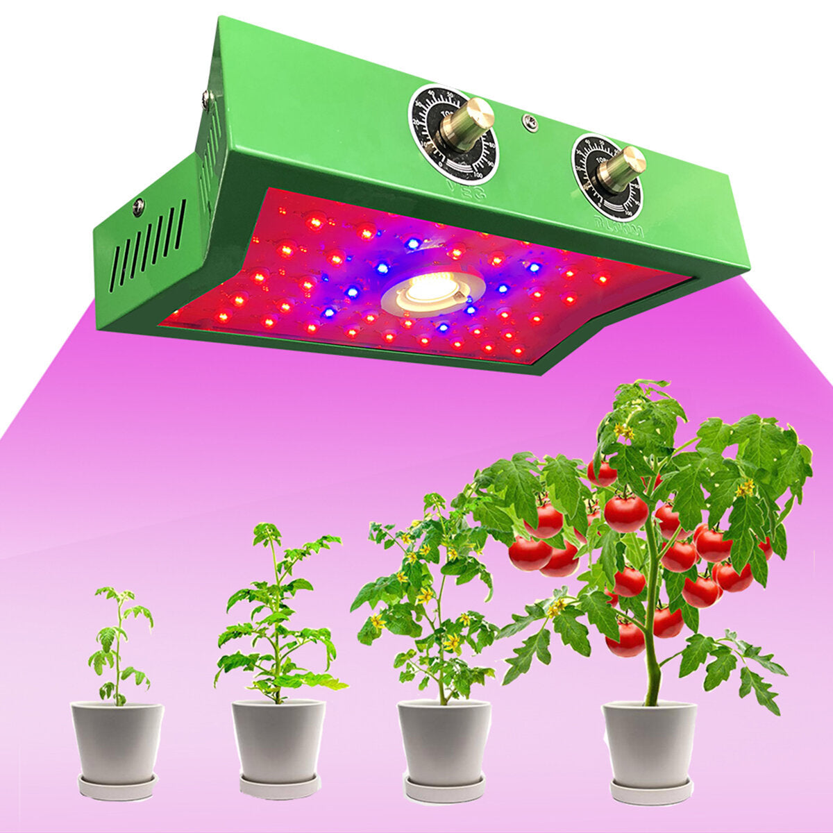 1200W Full Spectrum LED Grow Light for Indoor Plants, Flowers, Vegetables, 85-265V