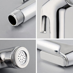 3PCS Handheld Toilet Bidet Douche Sprayer Set with Shower Hose and Bracket for Bathroom