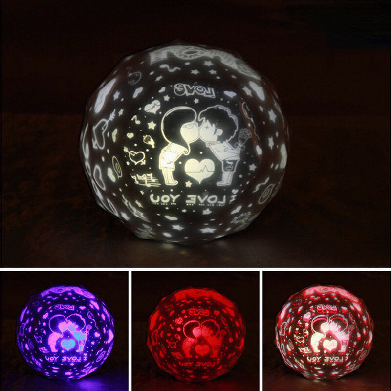 3D LED Night Light Magic Projection Lamp - Perfect Xmas Gift for Boys and Girls