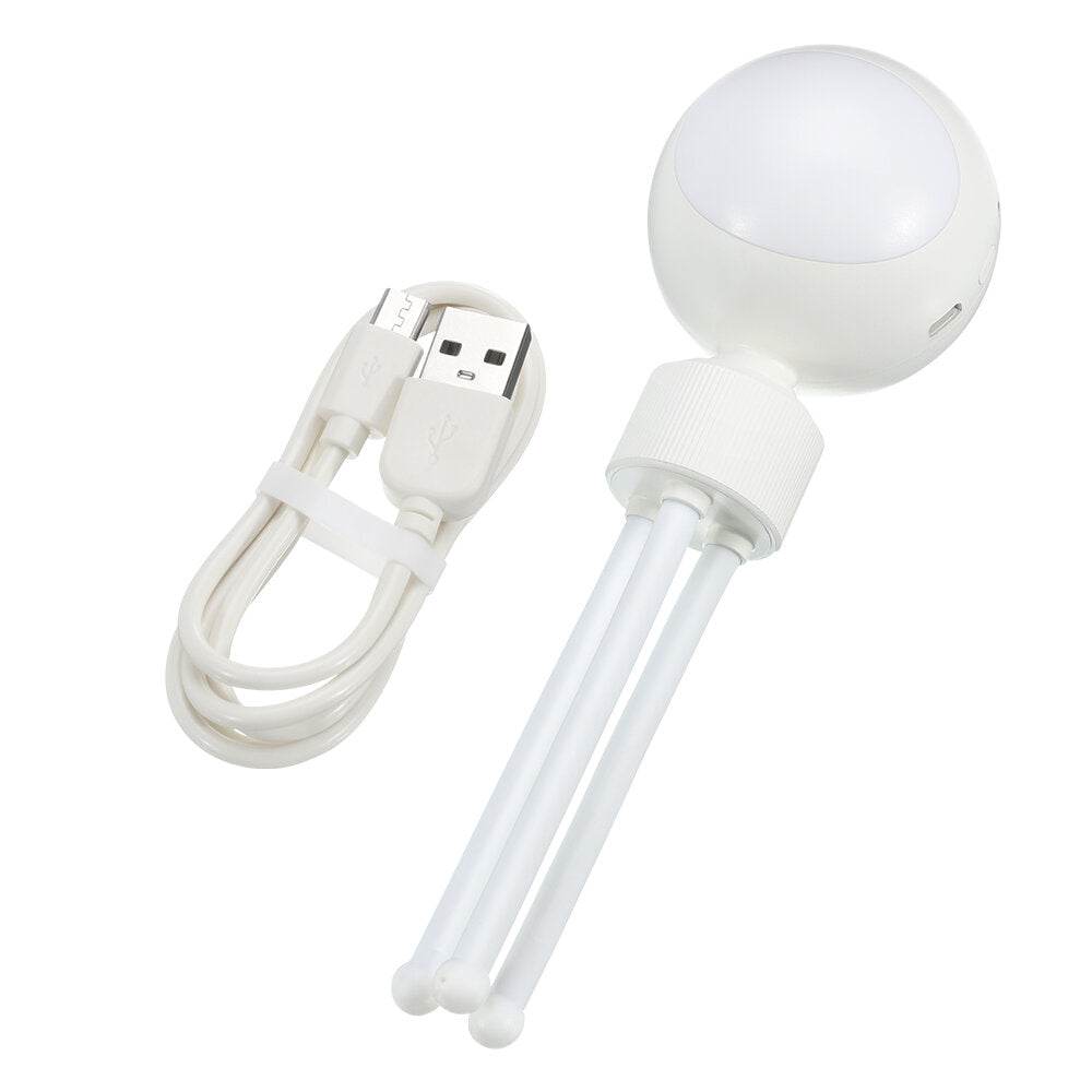 Nachtlicht mit intelligenter akustooptischer Steuerung – 3200 K Farbe, Aufladen über USB, 360 Grad verstellbar, wiederaufladbare Lesetischlampe