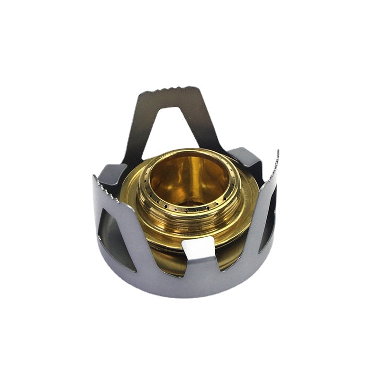 High Quality Mini Ultra-light Alcohol Stove - Portable Folding Outdoor Picnic & Camping Spirit Combustor