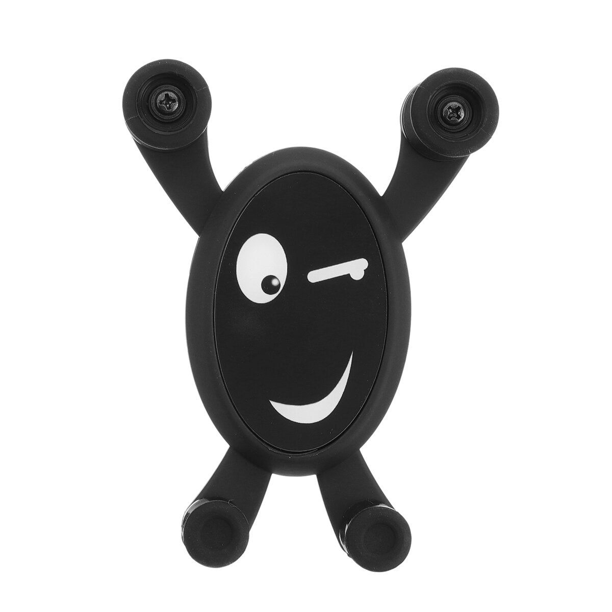 Gravity Automatic Air Vent Car Phone Holder - Cartoon Buckle ABS Stand Mount for iPhone X