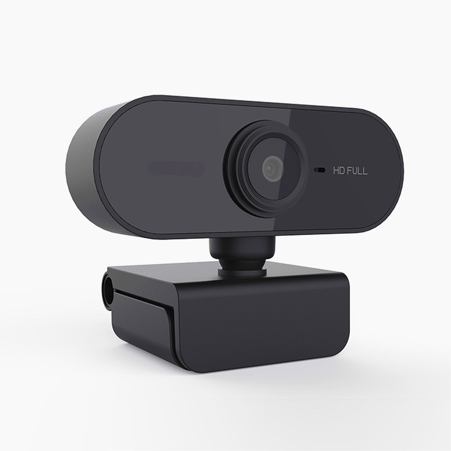 HD 1080P Mini PC Webcam with Microphone, Rotatable for Live Broadcast and Video Calling