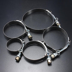 Stainless Steel T-Bolt Hose Clamps for Exhaust, Marine, and Pipe Applications