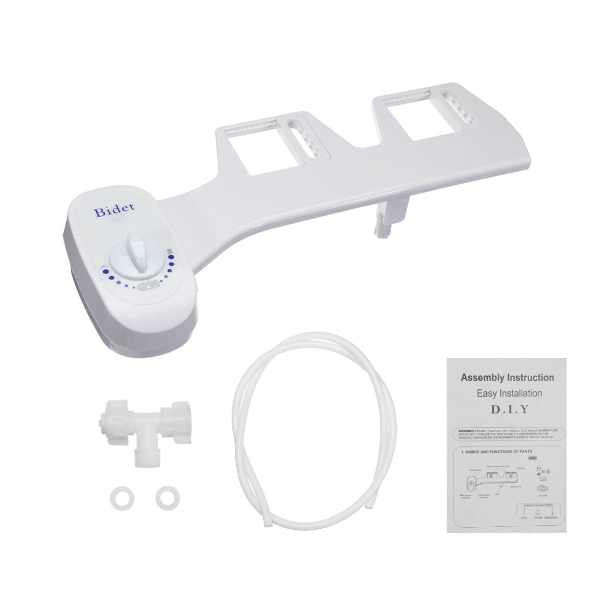 9/16 Inch Bidet Cleaning Device - Fresh Water Spray Smart Toilet Cleaner Bathroom Accessory