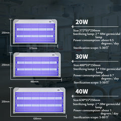 20/30/40W UVC Germicidal Light Lamp - Home Disinfection & Sterilizer UV Lamp