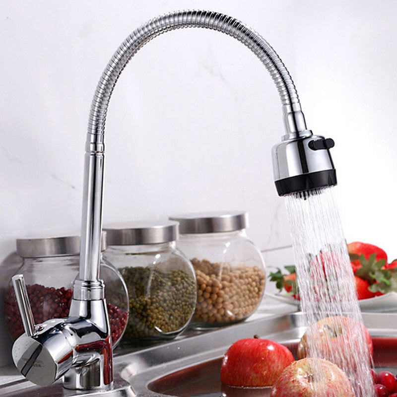 Universal Single Hole Hot and Cold Faucet for Kitchen and Bathroom