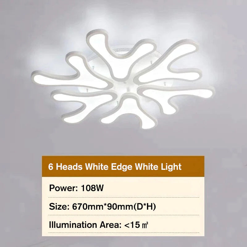 Modern LED Deer Antler Chandelier for Living Room, Dining Room, and Bedroom Ceiling Lighting