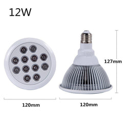 12W/24W/36W Full Spectrum LED Grow Light - 12 PCS Ultra Bulbs for All Plant Stages