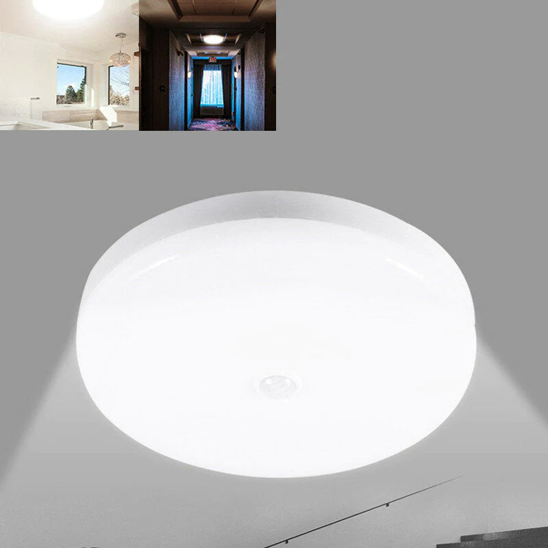 12W/18W Intelligent Motion Sensor LED Ceiling Light, Non-dimmable Home Fixture, AC220V Detective Lamp