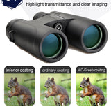 Professional HD Binoculars 10X42/8X32 - Powerful Long Range Telescope for Camping, Travel, and Survival