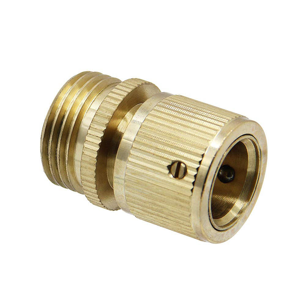 3/4" NPT massives Messing männlich und weiblich Gartenschlauch Schnellkupplung Wasserrohr Armaturen mit Unterlegscheiben