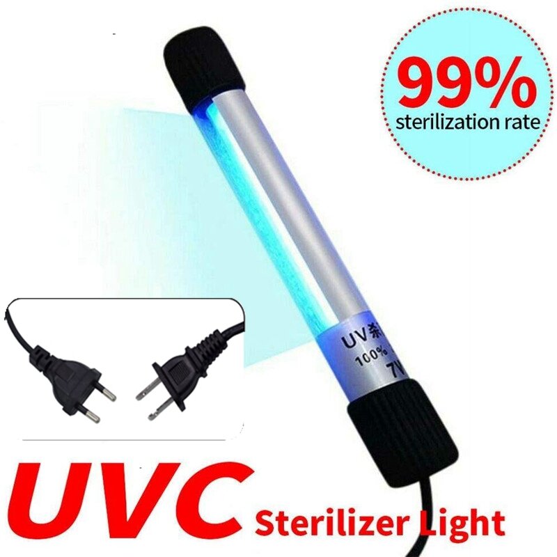 Tragbarer UV-UVC-Lichtsterilisator, keimtötende Lampe zur Desinfektion zu Hause