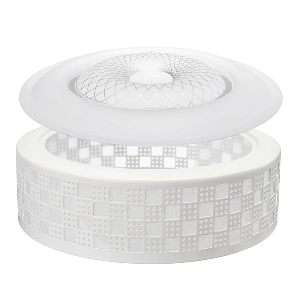 12W 24 LED Bright Round Ceiling Down Light - Modern Luxury Flush Acrylic Lamp