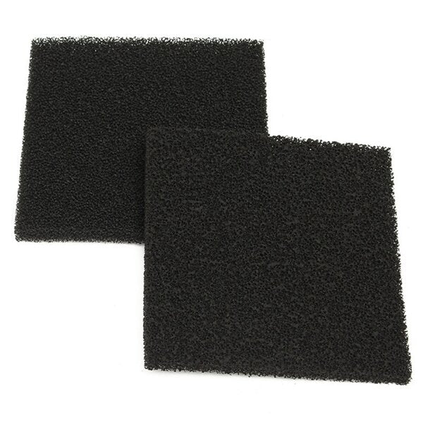 10pcs 28PPI Black Activated Carbon Foam Sponge Air Filter Pads for Smoke Absorber