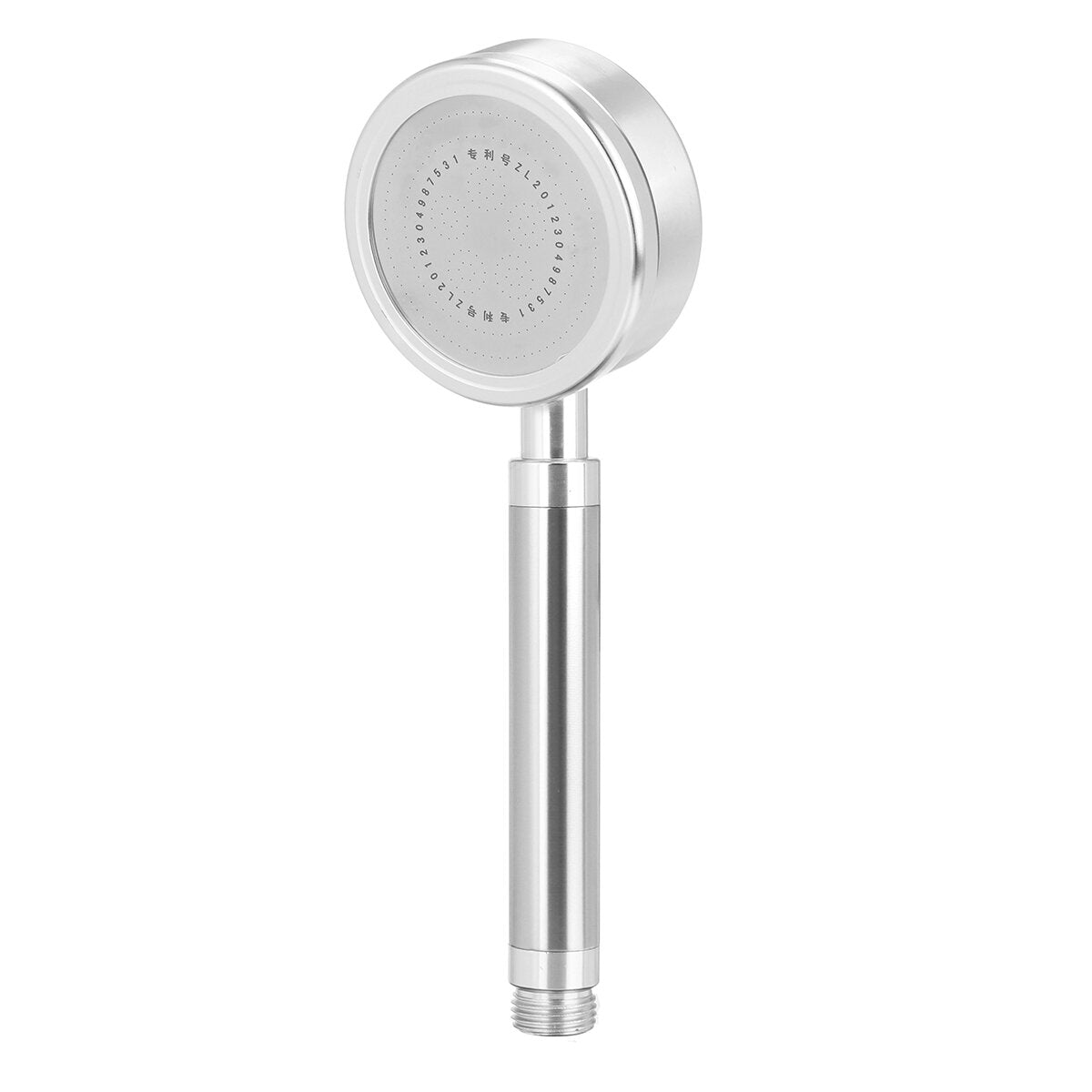 Water-Saving High Pressure Anion Aluminum Shower Head with Filter - Blue/Red/Silver