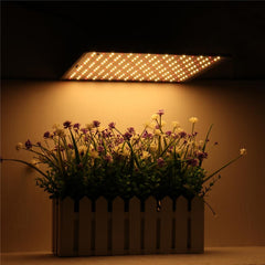 225 LED Grow Light Warm White & Red Lamp, Ultrathin Panel for Hydroponics, Indoor Plants, Veg & Flowers, AC85-265V