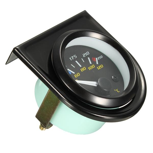 2-Inch Car Water Temperature Gauge for 12V Systems - Universal Fit