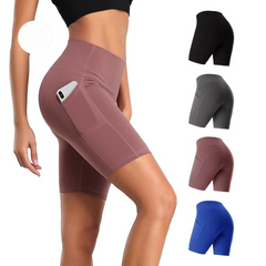 Women's Vintage High Waist Shorts - Sexy Biker, Cotton, Sweatpants, Sport Femme Styles