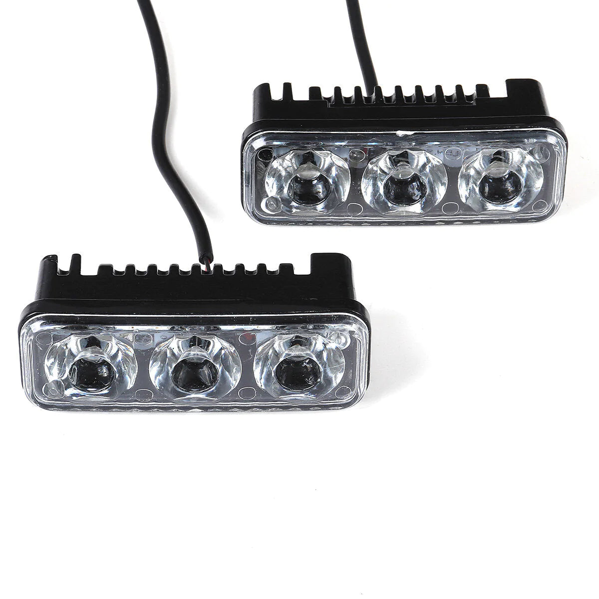 Super Bright Waterproof 3 LED Daytime Running Light for Car & Motorcycle Modification