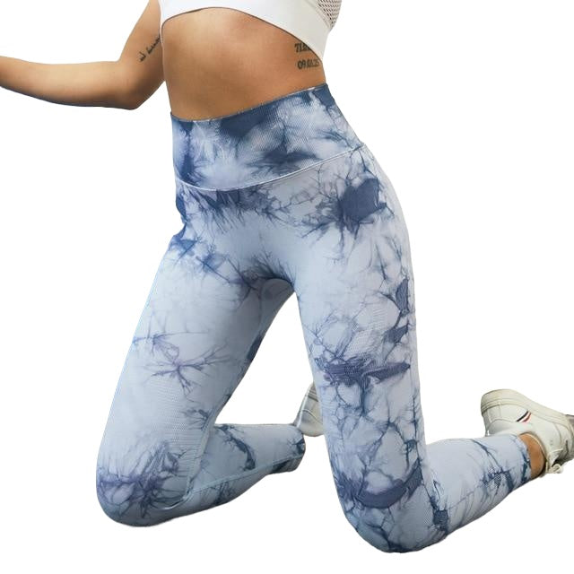 Sexy Frauen Bubble Butt Push Up Hohe Taille Nahtlose Fitness Leggings