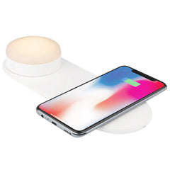 Wireless Charging LED Night Light - Portable Bedside Lamp for Baby/Kids, 2700K/5000K Color Options