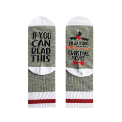 Casual Cotton Tube Socks with Buzzword Lettering