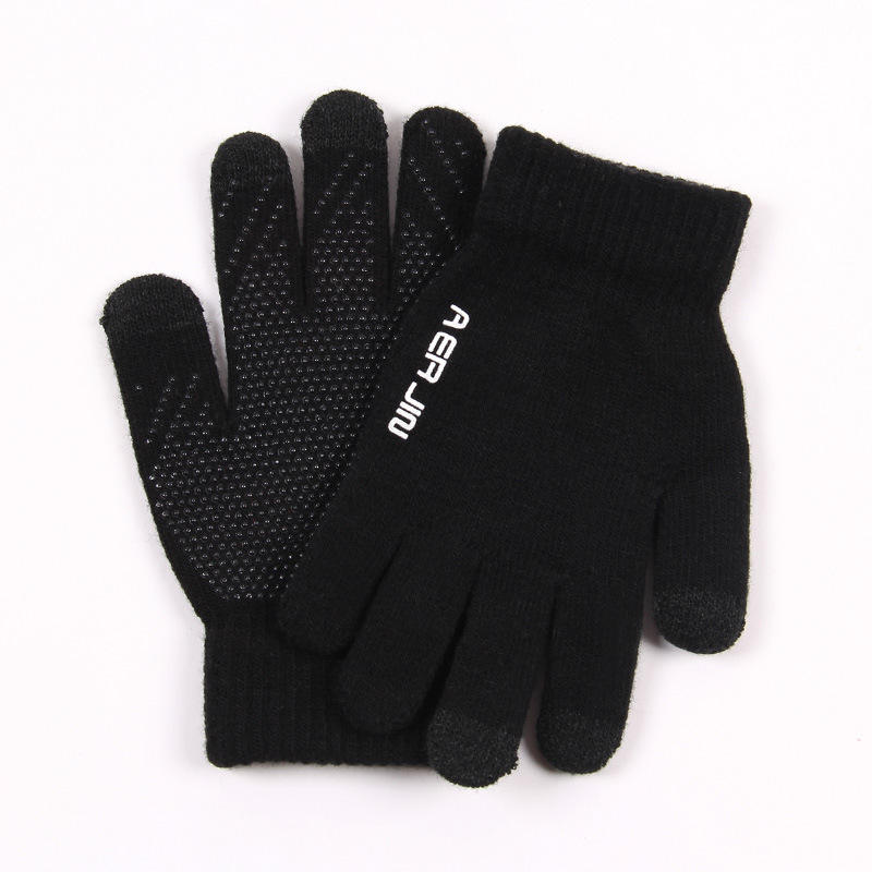 Warm Knitted Touch Screen Cut-Resistant Gloves