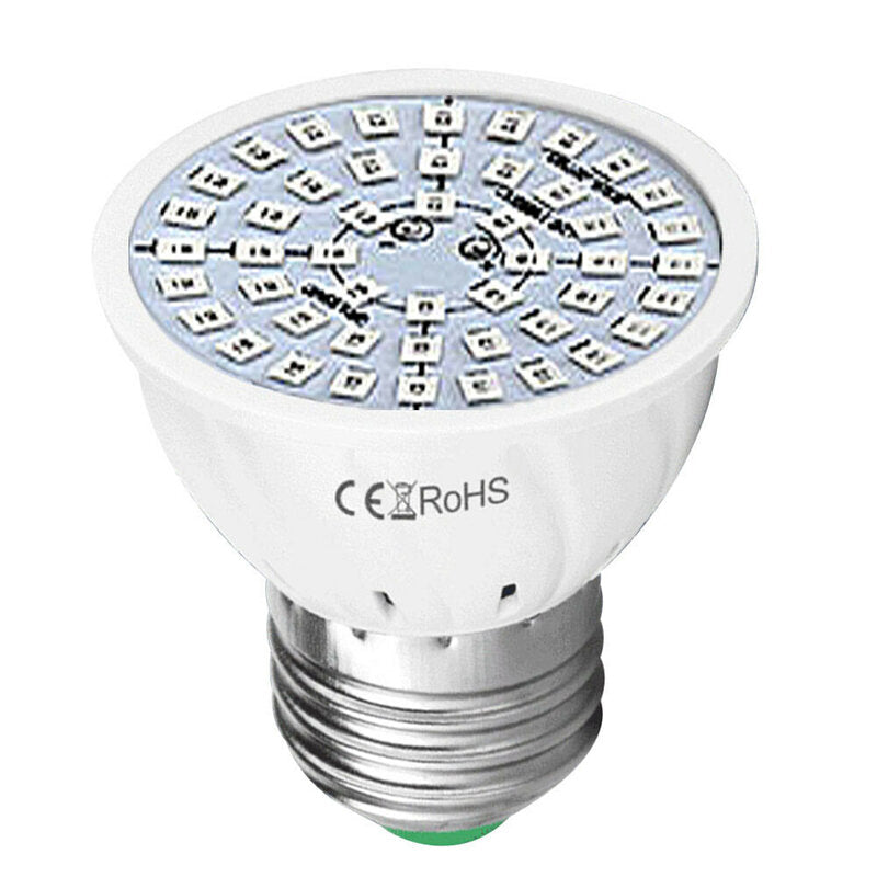 LED Plant Growth Light - 48/60/80 LED Hydroponic Grow Lamp for Indoor Veg, Bloom, Flowers, Seedlings