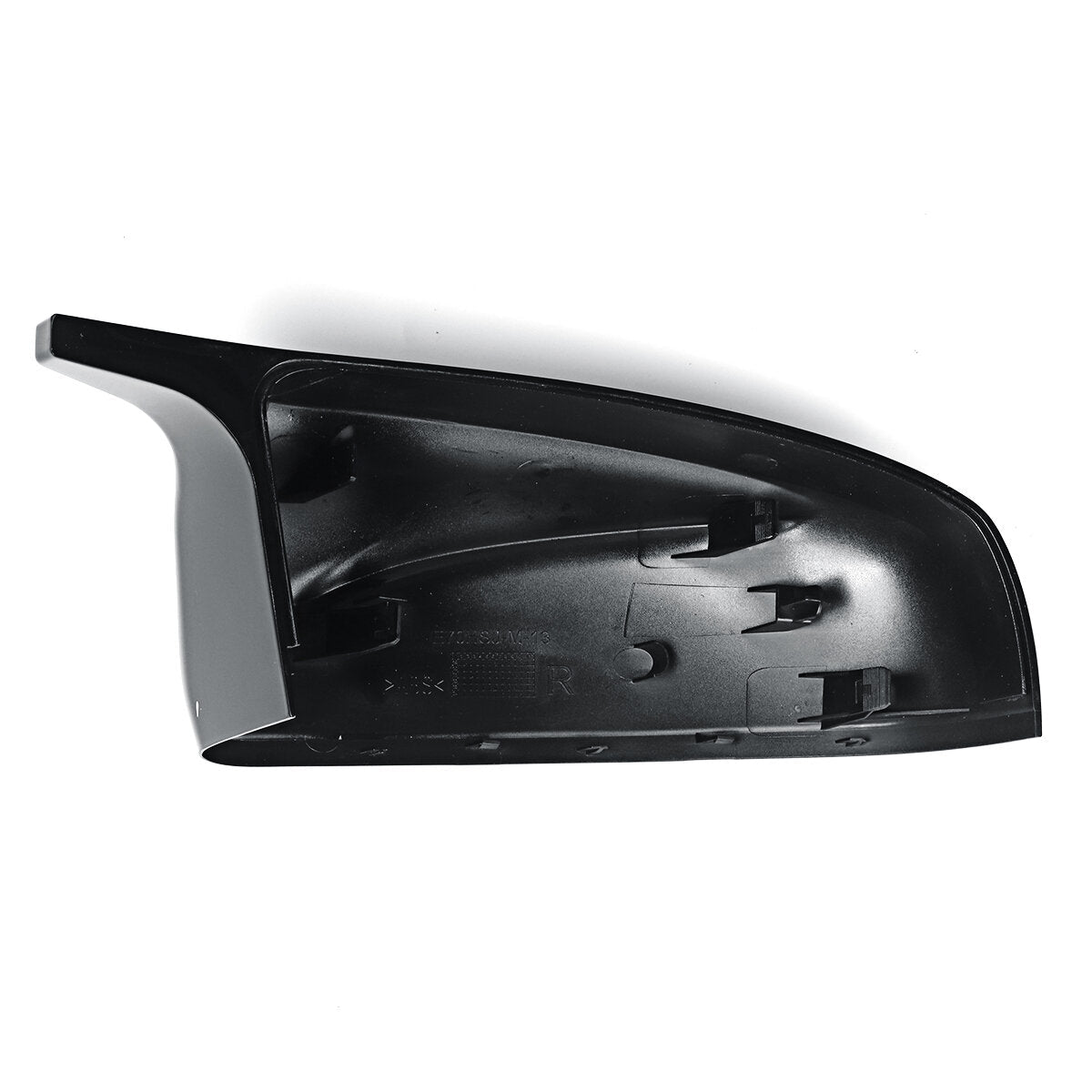 Glossy Black M Style Rear View Mirror Cap Cover Replacement Pair for Cars