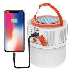 LED Solar Charging Light - Energy-saving USB 42 Bead Bulb for Night Market, Camping, Power Outage, Emergency Use