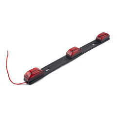 14" LED Truck Tailgate Light Bar - Red Clearance Side Marker Lamp, 9 LEDs