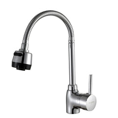 Universal Single Hole Hot and Cold Faucet for Kitchen and Bathroom