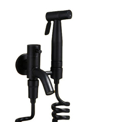 Stainless Steel Handheld Bidet Sprayer for Toilet & Diaper, Dual Function Shattaf with Hose Cleaning Tools Set