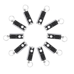 20 pcs Mini LED Flashlight Keychain - Camping Keyring Light