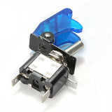 12V 20A Toggle Rocker Switch with LED Indicator and Cover - On/Off Control