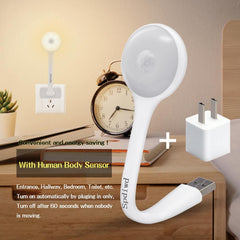 Flexible USB Human Body Sensor Night Lamp for Home Indoor Reading Light DC5V