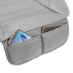 Waterproof PU Car Front Racing Seat Cover Cushion Pad with Rope - Padded Mat