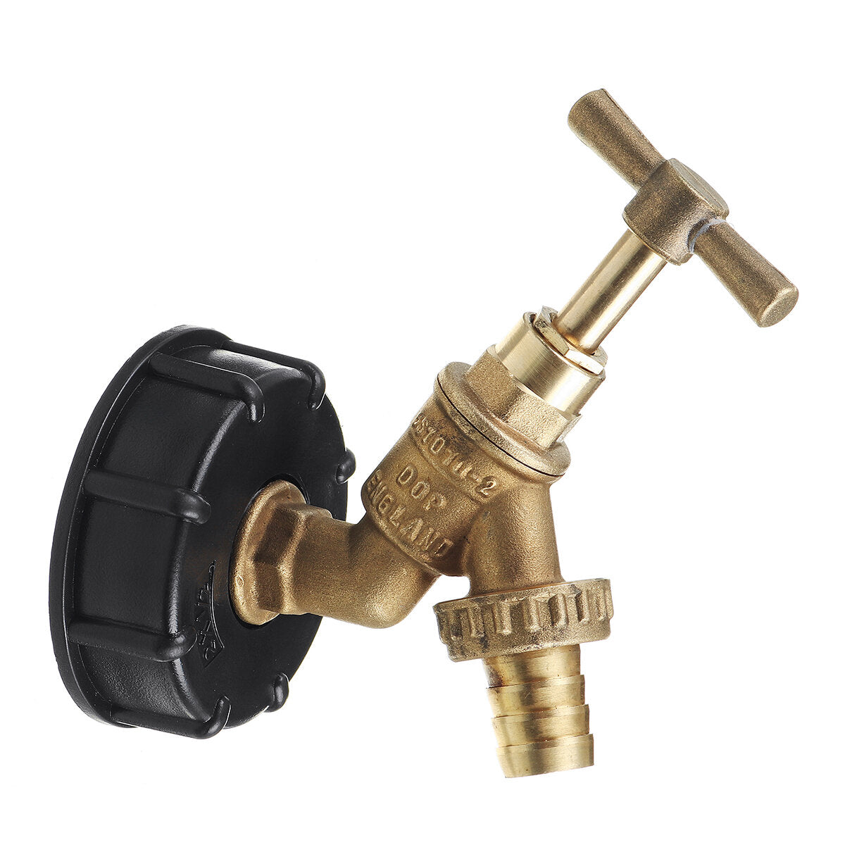 Gold 1/2 Inch Water Tank Adapter Tap Outlet Valve Fitting for Garden Connector