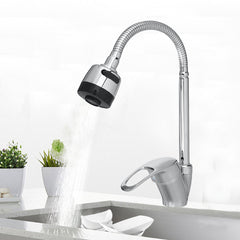 304 Stainless Steel Universal Kitchen Faucet for Hot and Cold Water Sink