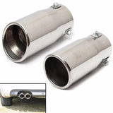 Universal Stainless Steel Car Exhaust Tailpipe Tip Diesel Trim Muffler