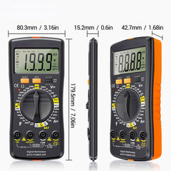 Ultra-thin Digital Multimeter - Auto Voltmeter AC/DC 220V Storage Meter