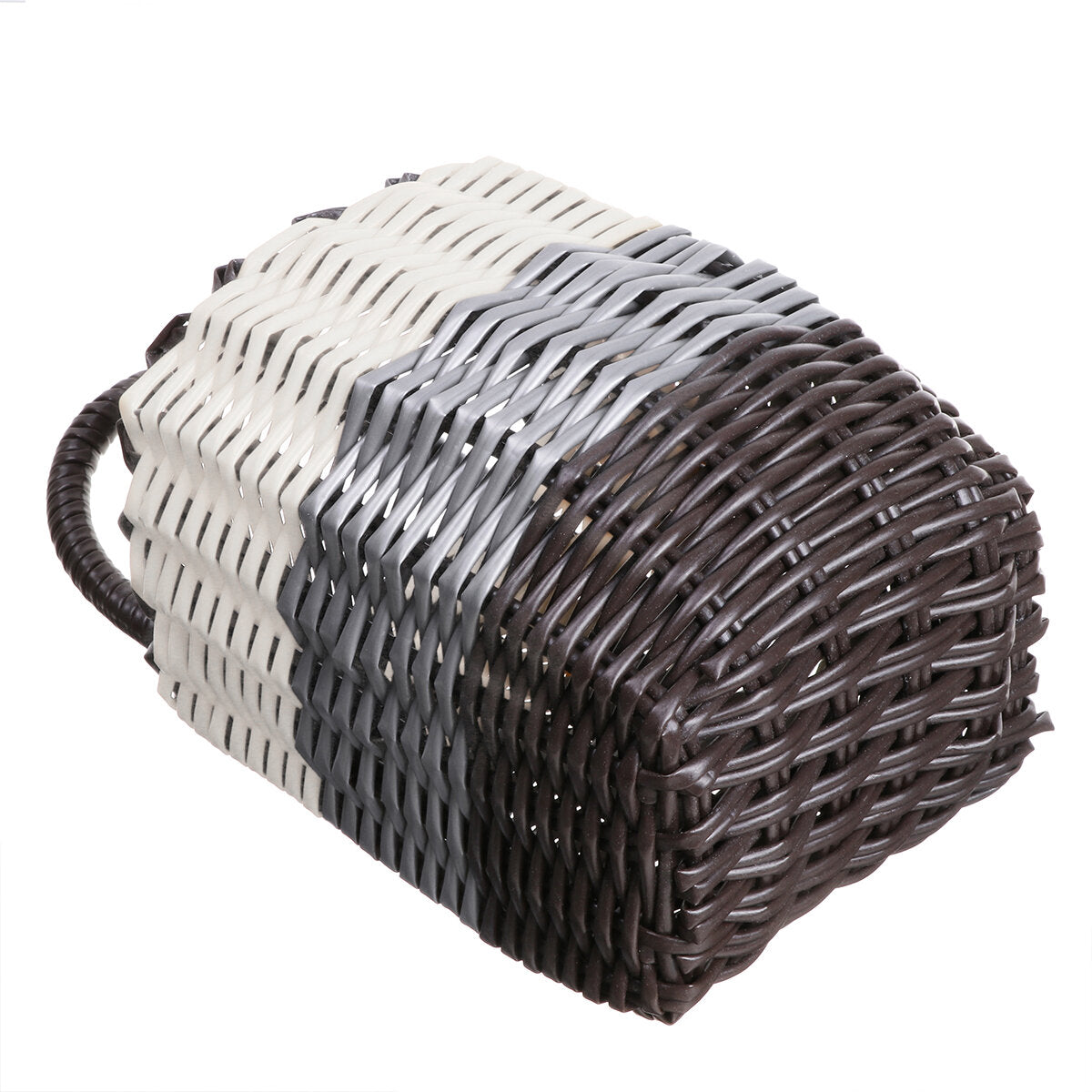 Rattan Bicycle Front Basket for Shopping, Pets, and Storage - Ideal for Cycling