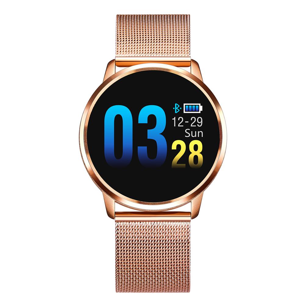 Stainless Steel SmartWatch 0.95 inch OLED Color Screen Blood Pressure Heart Rate Smart Watch - JustgreenBox