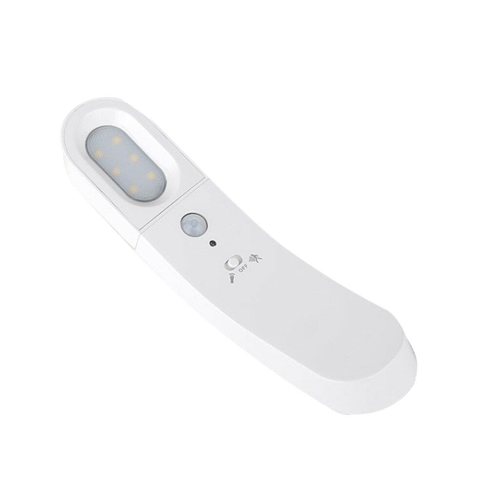 Über USB wiederaufladbares LED-Nachtlicht mit PIR-Bewegungssensor, 1 W, 2 Modi, magnetische Basis